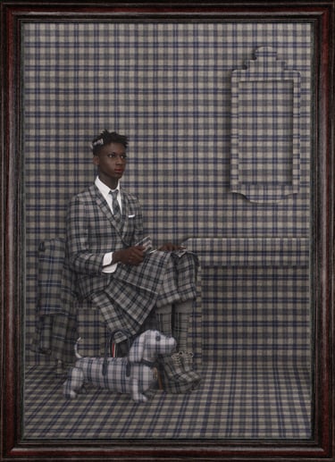 … thom browne tartan …