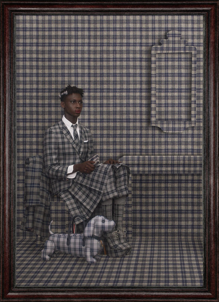 … thom browne tartan …