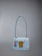 PEBBLE GRAIN MRS. THOM TRIANGLE BAG - LIGHT BLUE