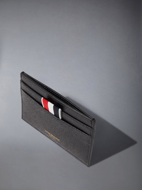 PEBBLE GRAIN DOUBLE SIDE CARD HOLDER