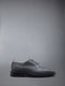 Pebble Grain Leather Longwing Brogue - DARK GREY