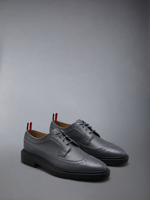 Pebble Grain Leather Longwing Brogue