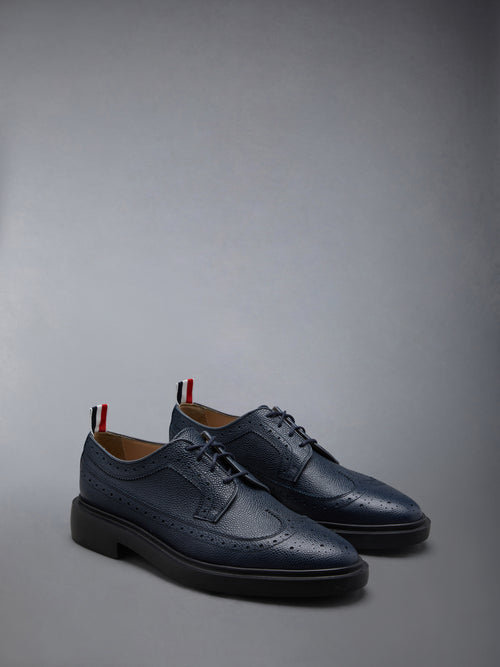 Pebble Grain Leather Longwing Brogue