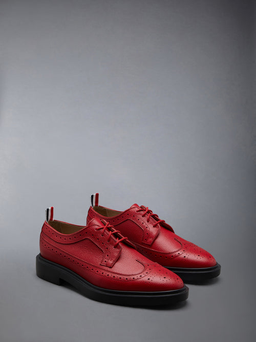 Pebble Grain Leather Longwing Brogue