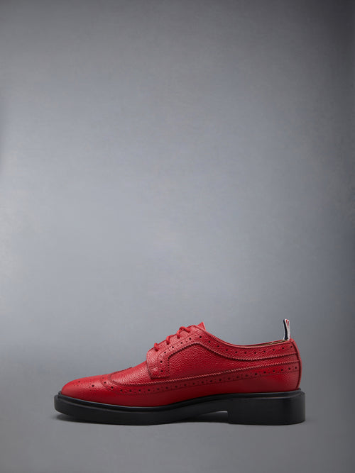 Pebble Grain Leather Longwing Brogue