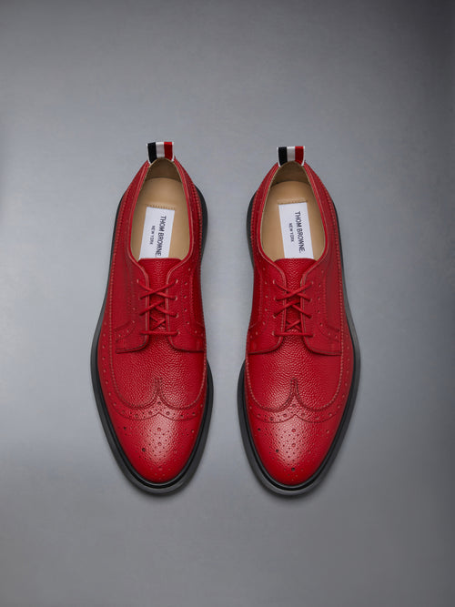 Pebble Grain Leather Longwing Brogue