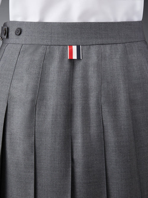 TWILL MINI PLEATED SKIRT