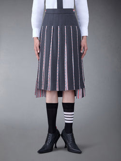 CLASSSIC TWILL PLEATED SKIRT