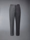 FUNMIX TWILL CLASSIC BACK STRAP TROUSERS - MED GREY