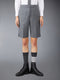 TWILL CLASSIC BACKSTRAP BERMUDA SHORTS - MED GREY