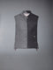 TWILL DOWN CLASSIC VEST - MED GREY