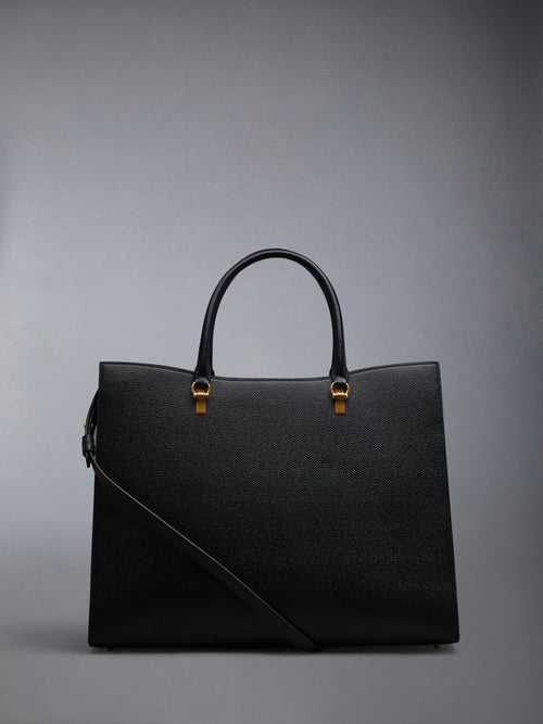 PEBBLE GRAIN LARGE DUET TOTE