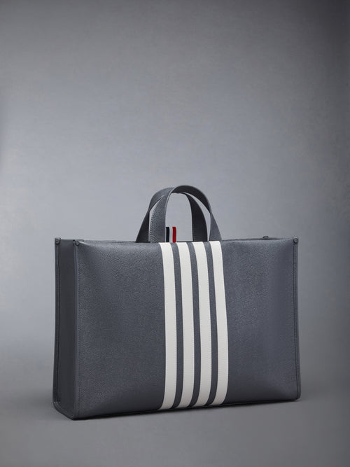 PEBBLE GRAIN 4-BAR SQUARED TOTE