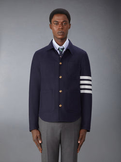 WOOL CASHMERE 4-BAR UTILITY  JACKET