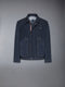 TYPEWRITER CLOTH CROPPED FIELD JACKET - NAVY