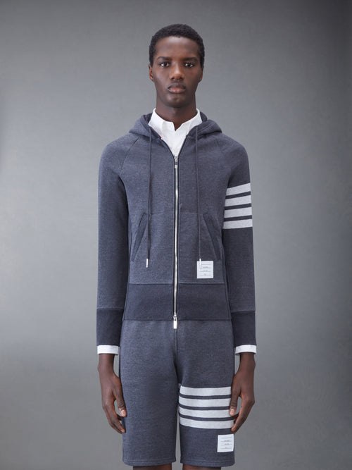 CLASSIC LOOPBACK 4-BAR ZIP HOODIE