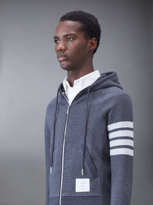 CLASSIC LOOPBACK 4-BAR ZIP HOODIE