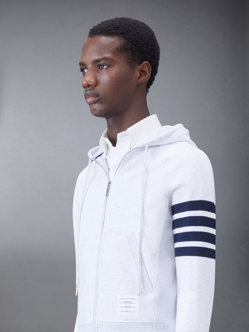 CLASSIC LOOPBACK 4-BAR ZIP HOODIE