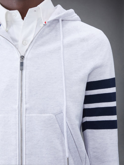 CLASSIC LOOPBACK 4-BAR ZIP HOODIE