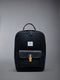 Pebble Grain Leather School Backpack - BLACK