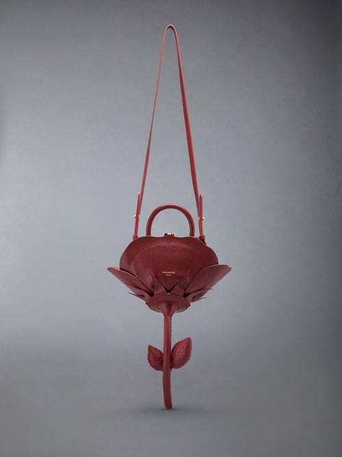 PEBBLE GRAIN ROSE SMALL CROSSBODY BAG