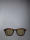 ACETATE RECTANGULAR SUNGLASSES - MED BROWN