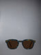 ACETATE RECTANGULAR SUNGLASSES - NAVY MELANGE