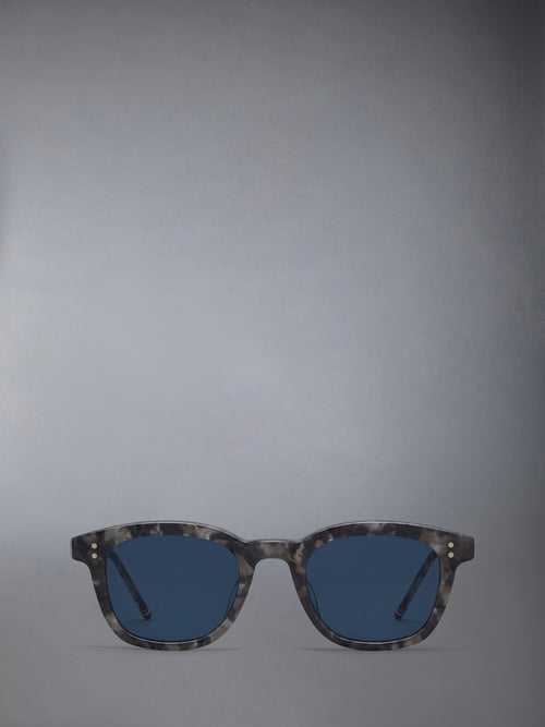 TORTOISE ACETATE RECTANGULAR SUNGLASSES