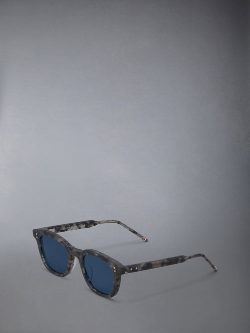 TORTOISE ACETATE RECTANGULAR SUNGLASSES