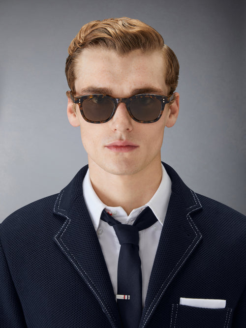 TOKYO TORTOISE ACETATE RECTANGULAR SUNGLASSES