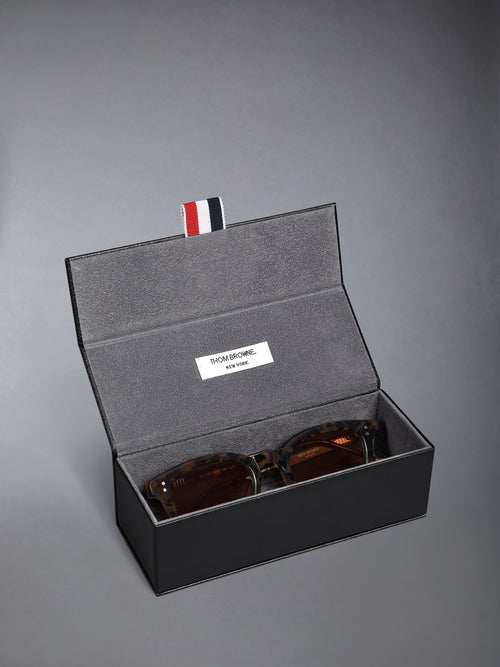 TOKYO TORTOISE ACETATE RECTANGULAR SUNGLASSES