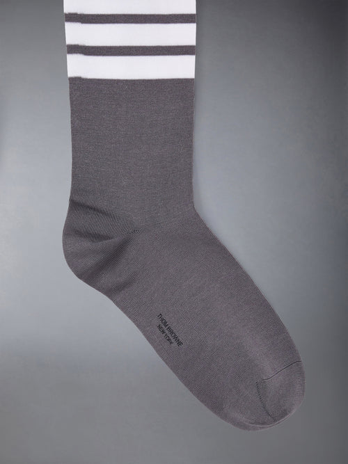 Lightweight Cotton 4-bar Mid Calf Socks