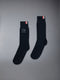 GINGERBREAD MR. & MRS. THOM COTTON MID CUFF SOCKS - NAVY