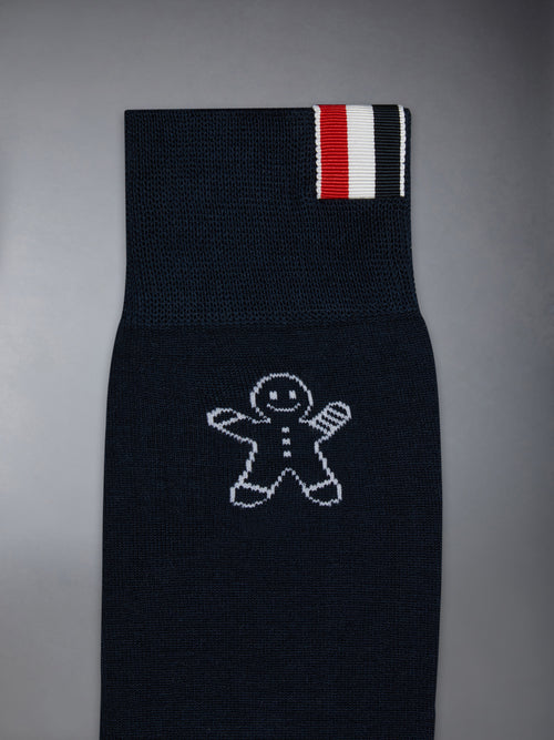 GINGERBREAD MR. & MRS. THOM COTTON MID CUFF SOCKS