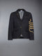 LUNAR NEW YEAR HIGH ARMHOLE SPORTCOAT - DARK BLUE