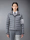 POLY TWILL DOWN FILL 4-BAR SKI JACKET - MED GREY