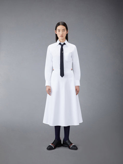 OXFORD A-LINE SHIRTDRESS