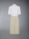 TYPEWRITER CLOTH DRESS - KHAKI