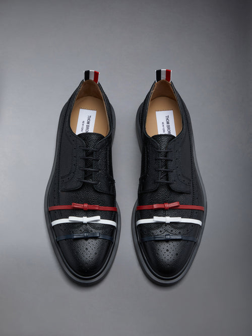 RUBBER SOLE 3-BOW LONGWING BROGUE