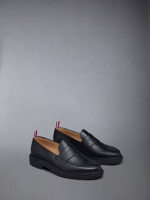 PEBBLE GRAIN RUBBER SOLE PENNY LOAFER