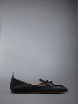 FLEXIBLE LEATHER SOLE 3-BOW LOAFER