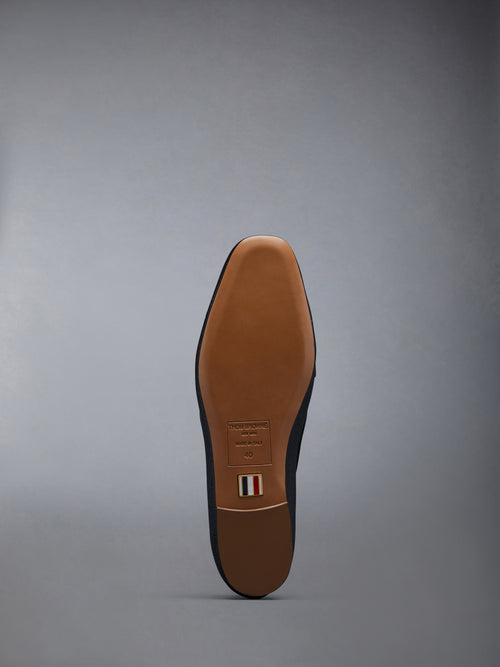 FLEXIBLE LEATHER SOLE 3-BOW LOAFER