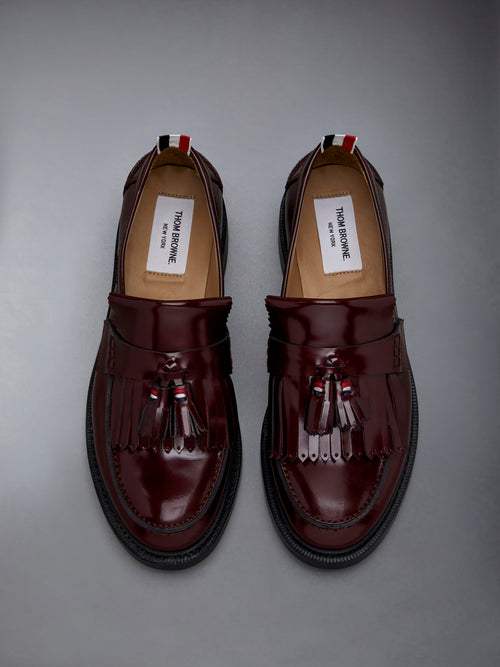 Soft Spazzolato Goodyear Sole Tassel Kilt Loafer