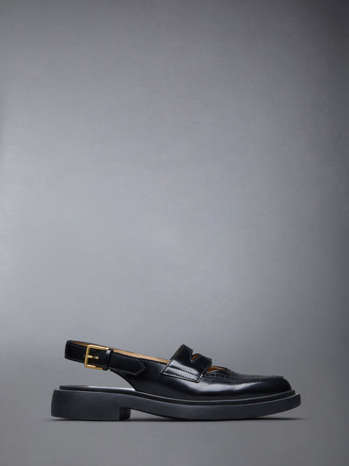 SPAZZOLATO SLINGBACK PENNY LOAFER