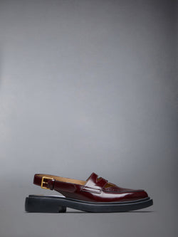 SPAZZOLATO SLINGBACK PENNY LOAFER