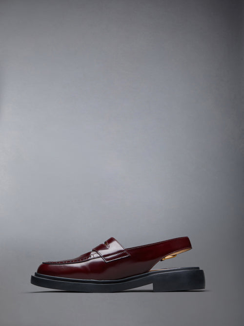 SPAZZOLATO SLINGBACK PENNY LOAFER