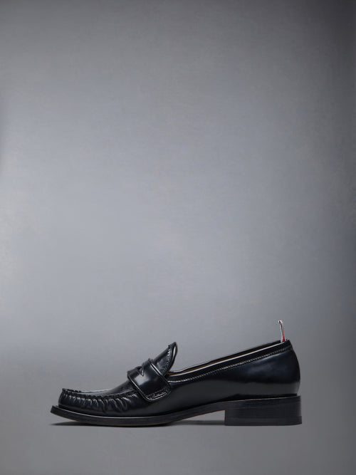 SPAZZOLATO PLEATED VARSITY LOAFER