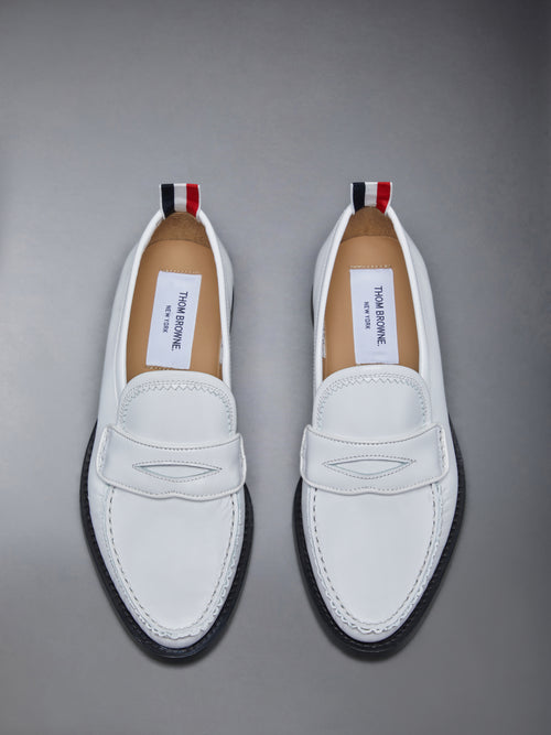 SPAZZOLATO PLEATED VARSITY LOAFER