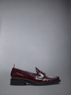 SPAZZOLATO PLEATED VARSITY LOAFER