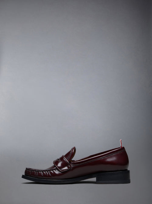 SPAZZOLATO PLEATED VARSITY LOAFER